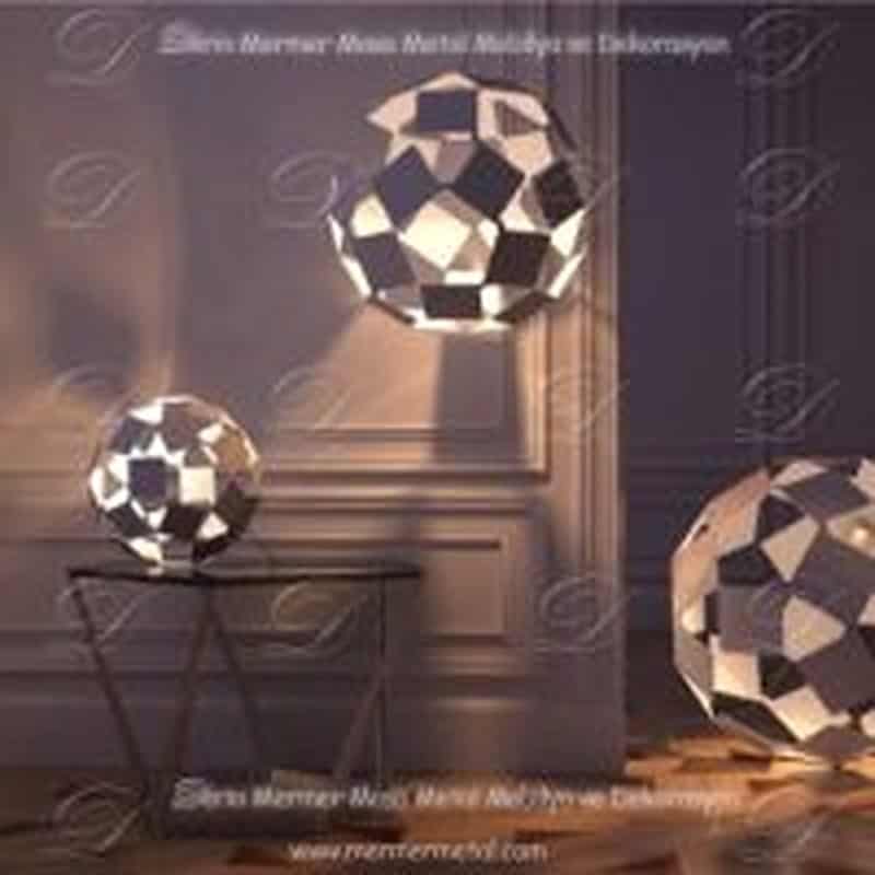 Siyah Mermer Orta Sehpa