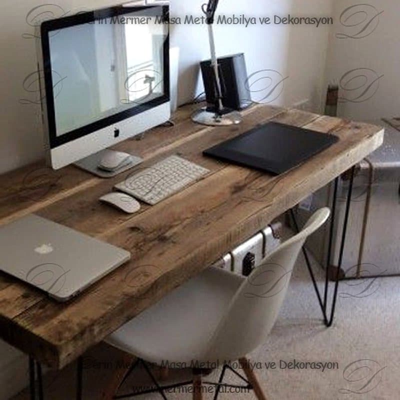 Ahşap Çalışma Masası