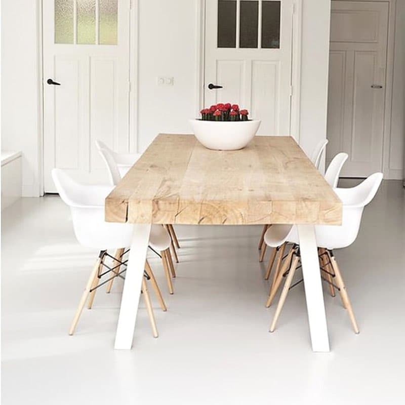 Şık Ahşap Yemek Masası