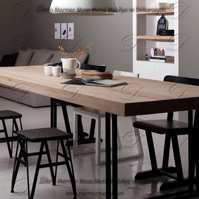 Ahşap Mutfak Masası