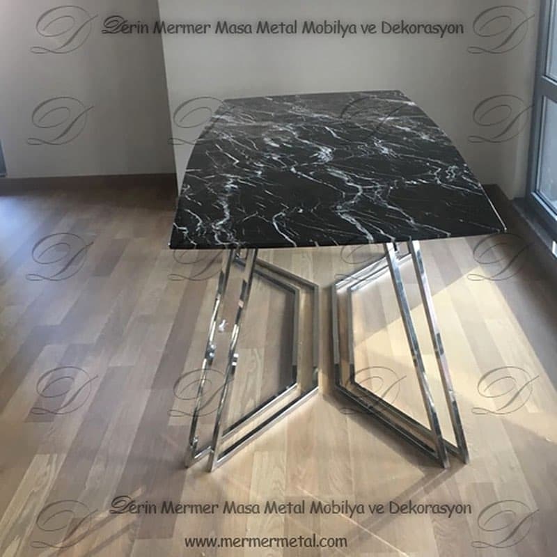 Modern Mermer Yemek Masası