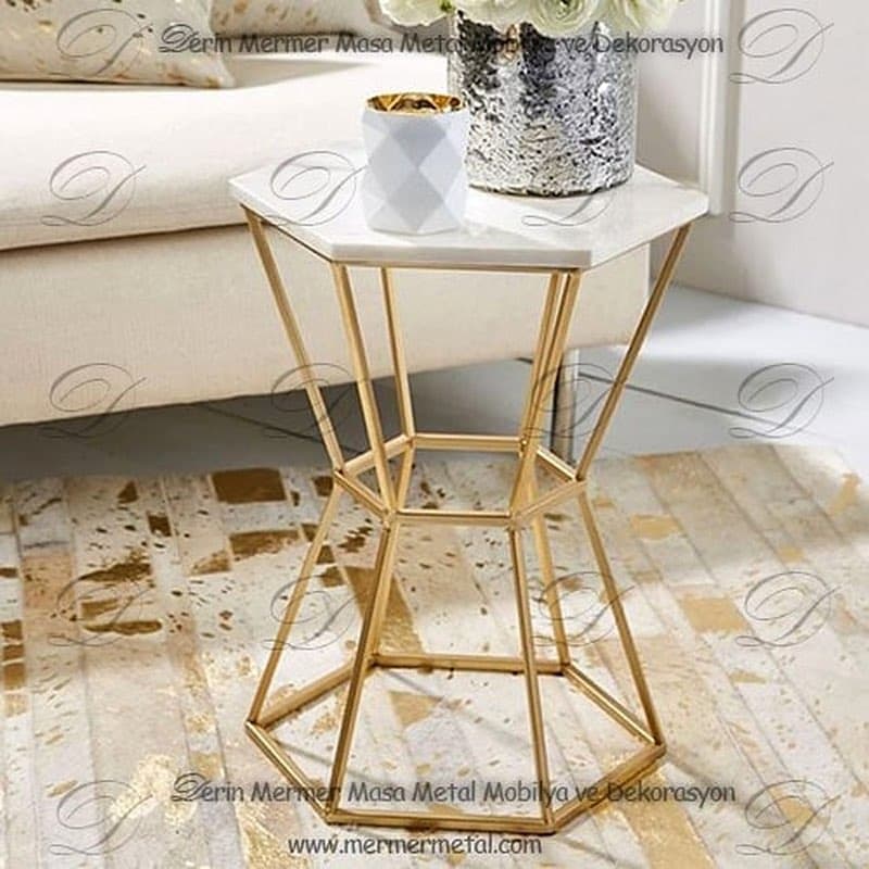 Gold Mermer Yan Sehpa