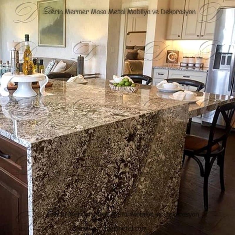 Mermer Mutfak Masası