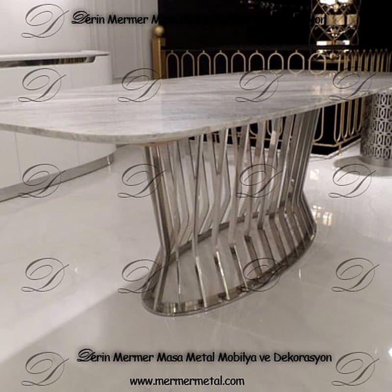 Mermer Yemek Masası Derin